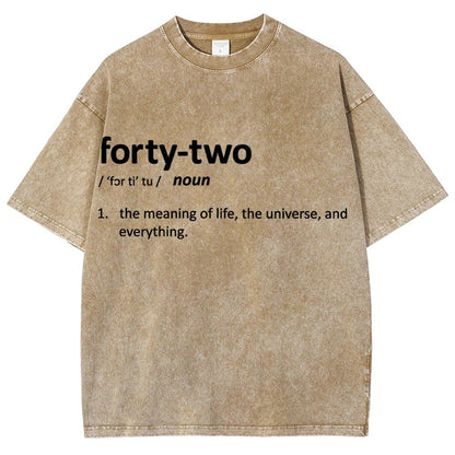 42 Definition Vintage Distressed T-shirt
