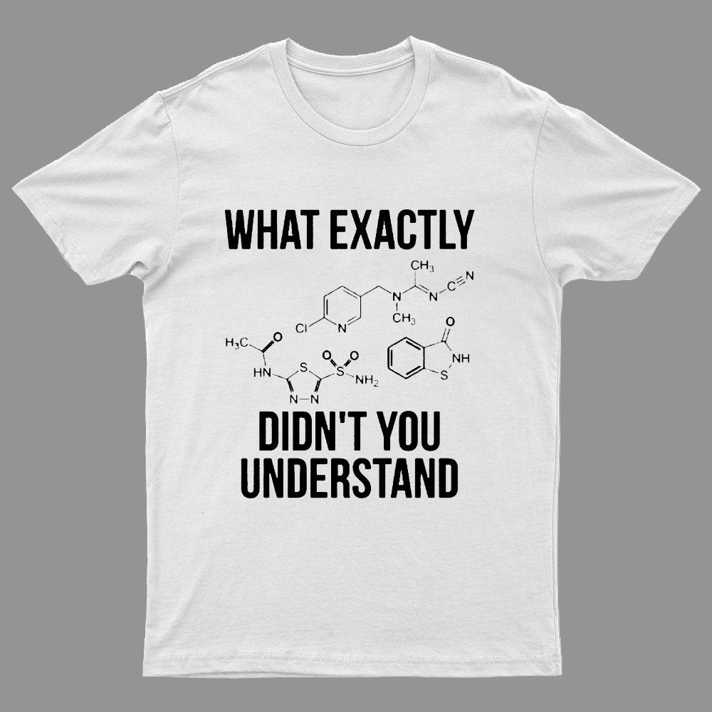 What Exactly Didn't You Understand Geeky T-Shirt