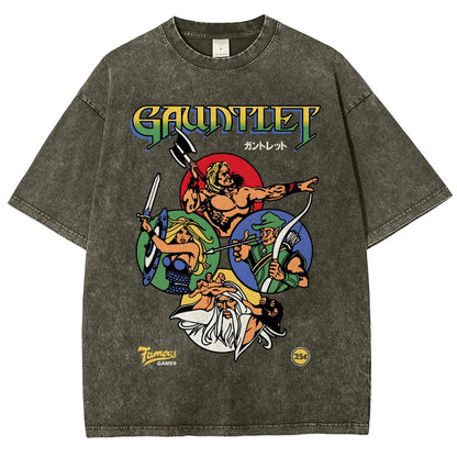 Gauntlet Retro Vintage Arcade Gaming Vintage Distressed T-shirt