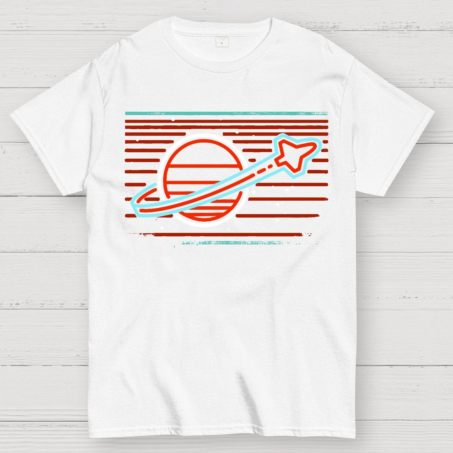 Retro Space Launch Geek T-Shirt