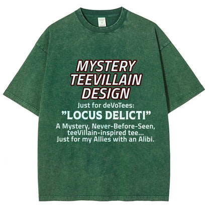 Locus Delicti Vintage Distressed T-shirt