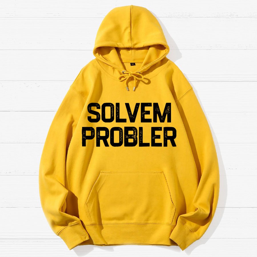 Problem Solved Geek Cotton Hoodie