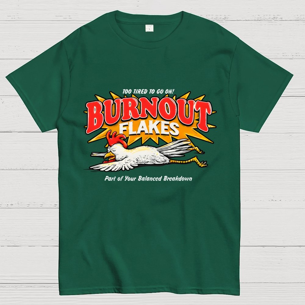 Burnout Flakes Geek T-Shirt