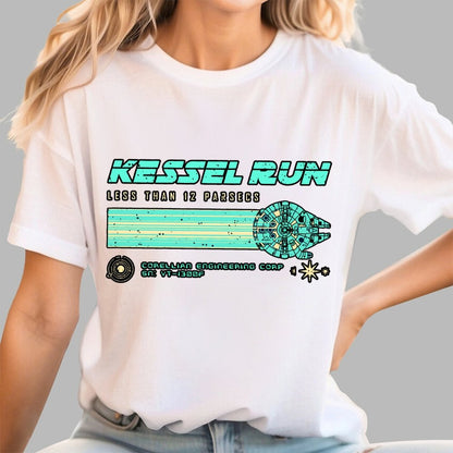 Retro Vintage Parsecs Geek T-Shirt