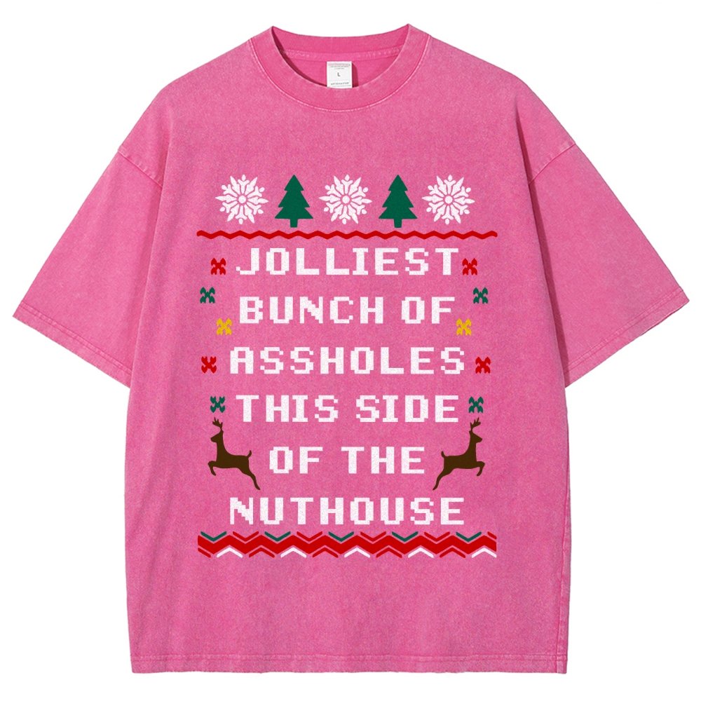 Jolliest Bunch of Assholes This Side of The Nuthouse Vintage Distressed T-shirt