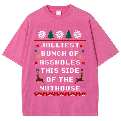 Jolliest Bunch of Assholes This Side of The Nuthouse Vintage Distressed T-shirt