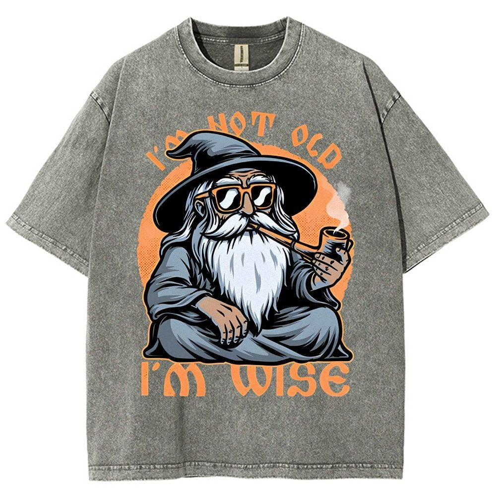 Wise Old Wizard Vintage Distressed T-shirt