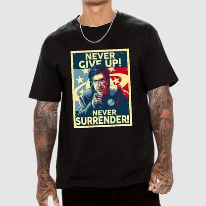 Never Give Up Geek T-Shirt