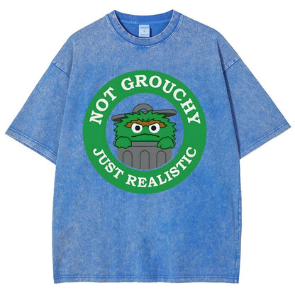 I'm Not Grouchy Vintage Distressed T-shirt