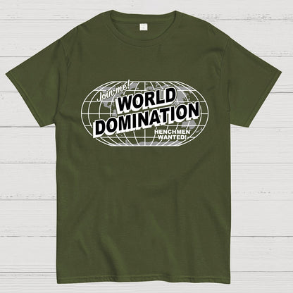 Ask Me About My Plans for World Domination Geek T-Shirt