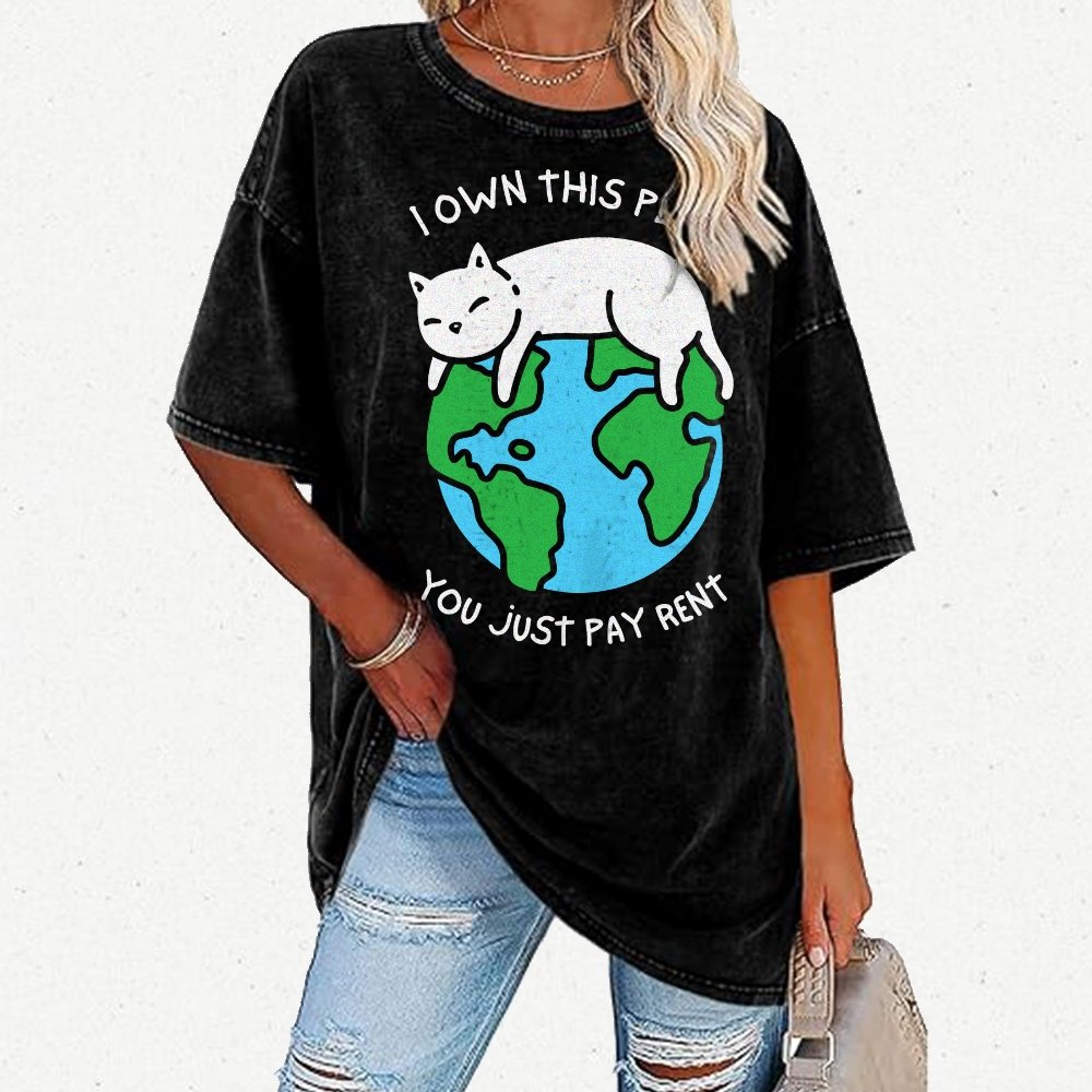 I Own This Place Vintage Distressed T-shirt