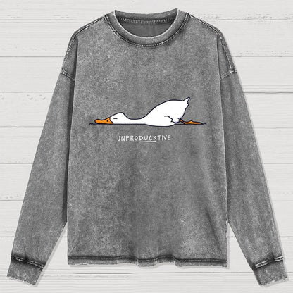 Mood Of The Day Washed Long Sleeve Tee