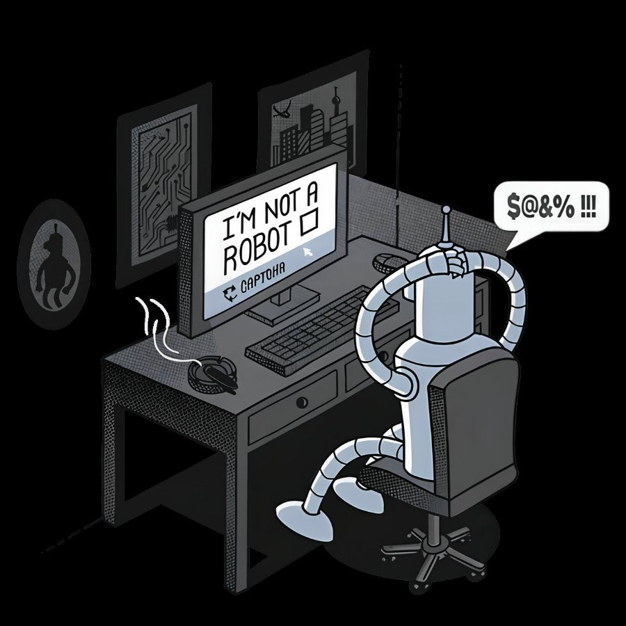 I'm Not A Robot Geek T-Shirt