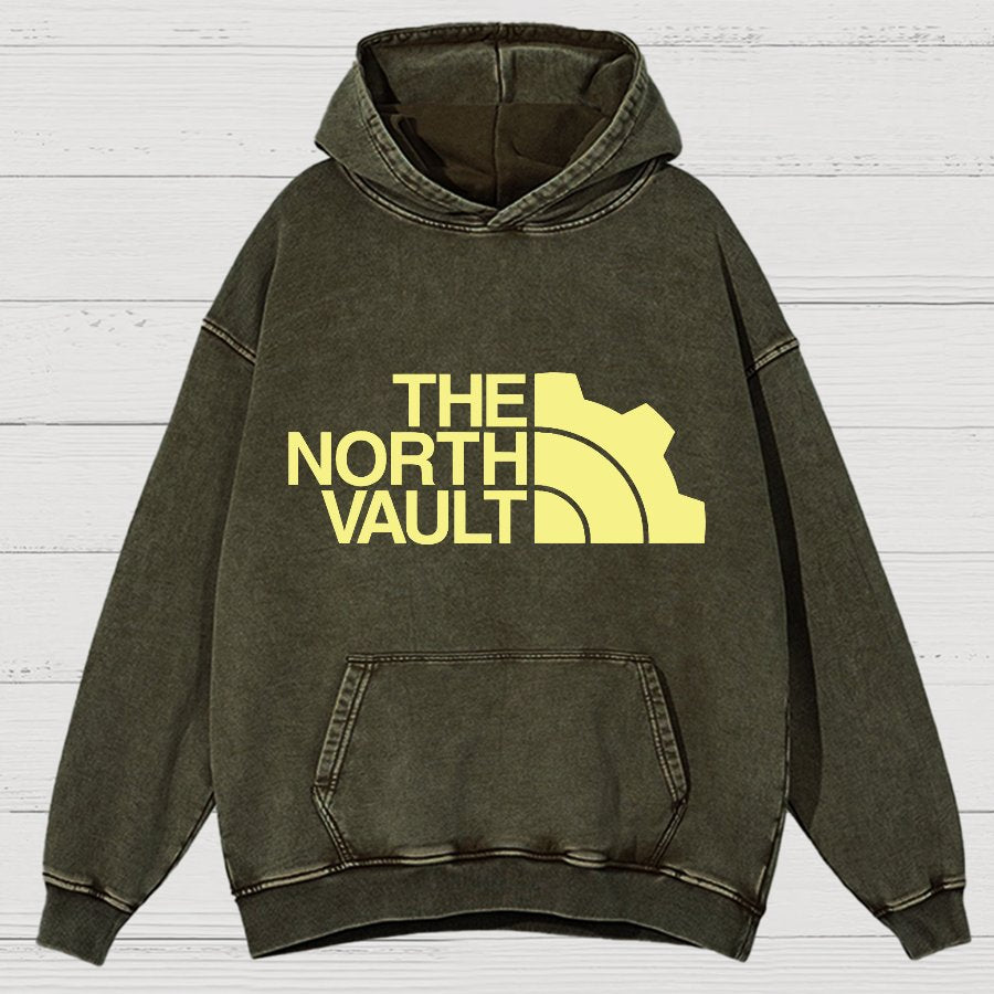 The North Vault  Vintage Distressed Hoodie