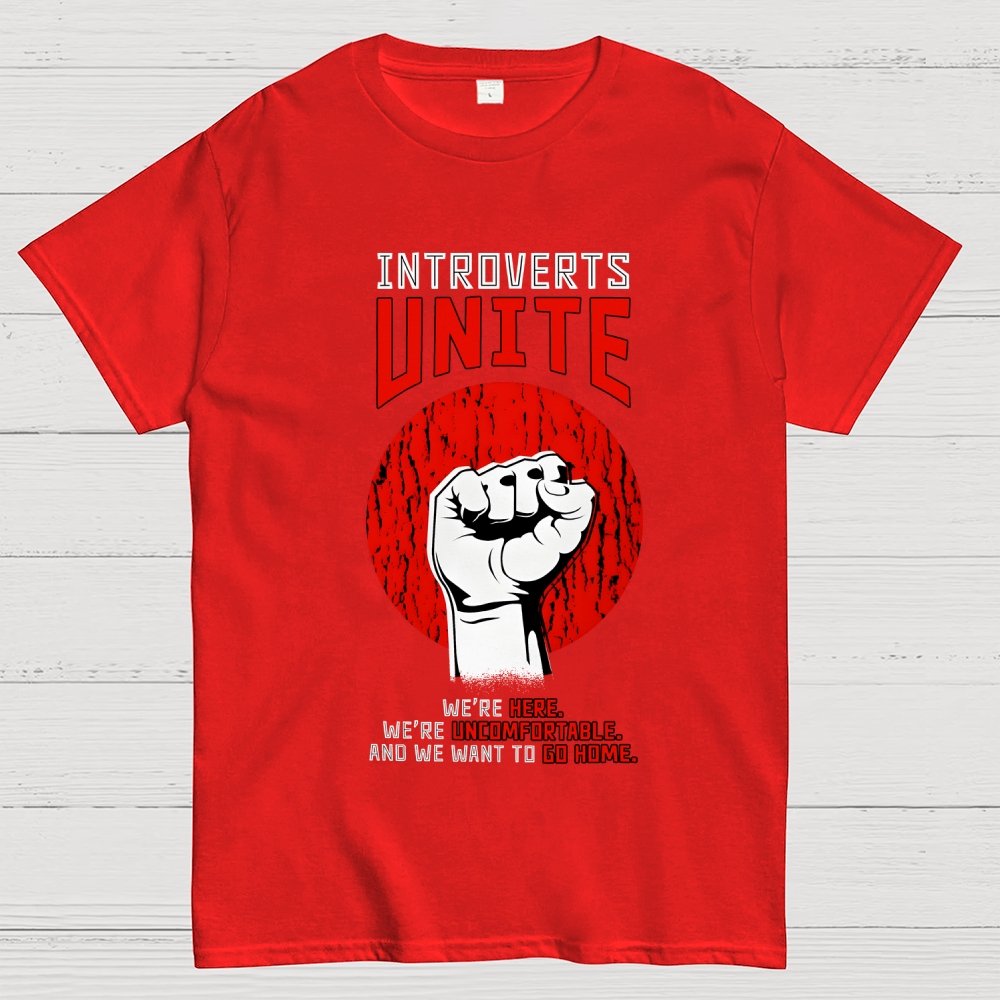 Introverts Unite! Geek T-Shirt