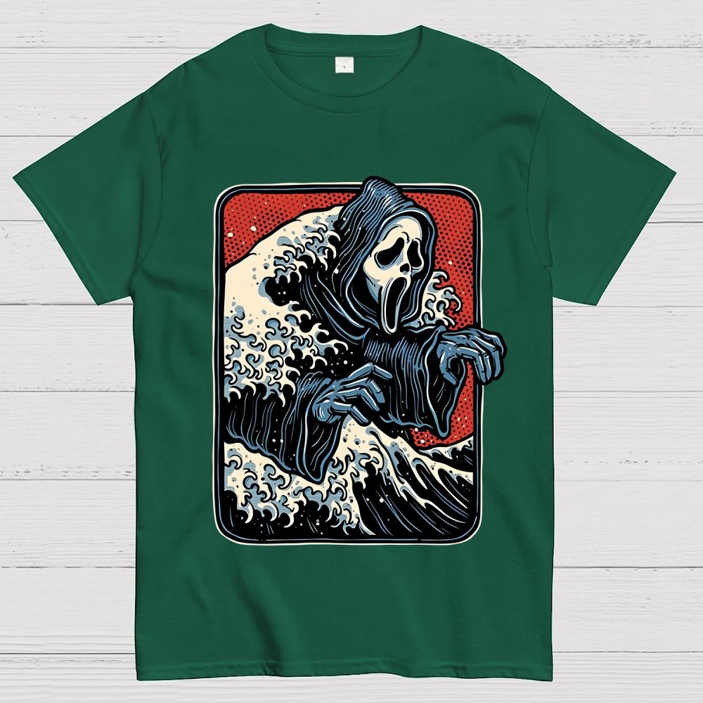 Ghost Wave Unisex Geek T-Shirt