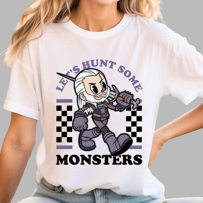 Hunt Some Monsters Geek T-Shirt