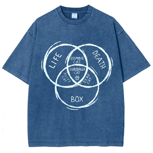 Type Of Cats Vintage Distressed T-shirt