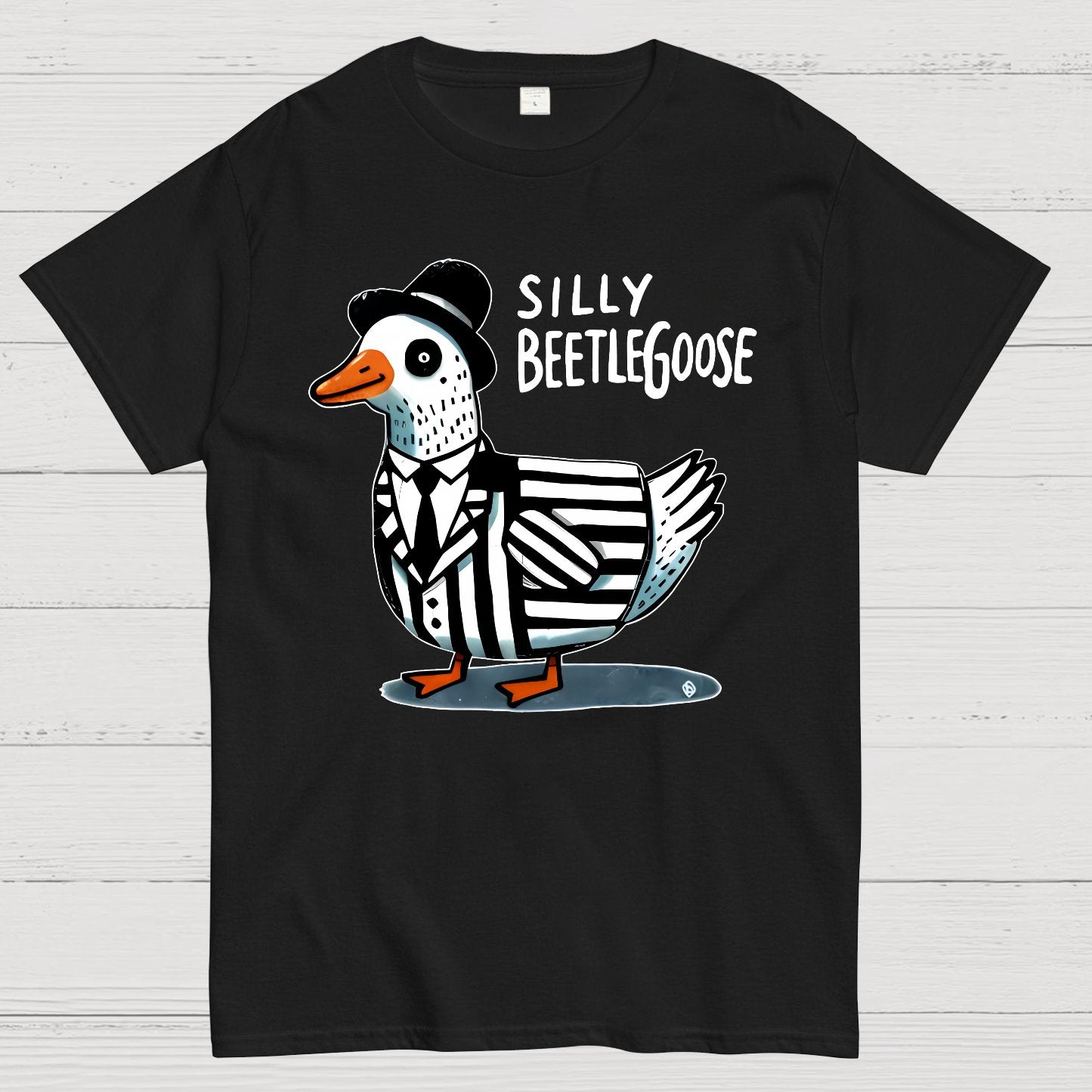 Silly Beetle Goose Funny Geek T-Shirt