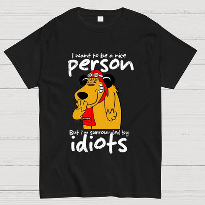 Sourronded by idiots Unisex Geek T-Shirt