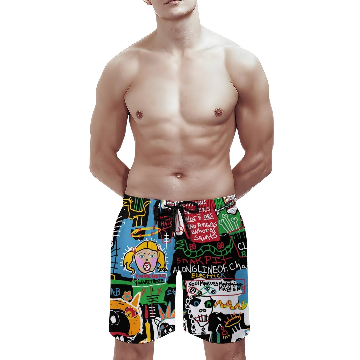 Vintage Graffiti Geek Shorts