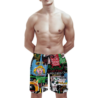 Vintage Graffiti Geek Shorts