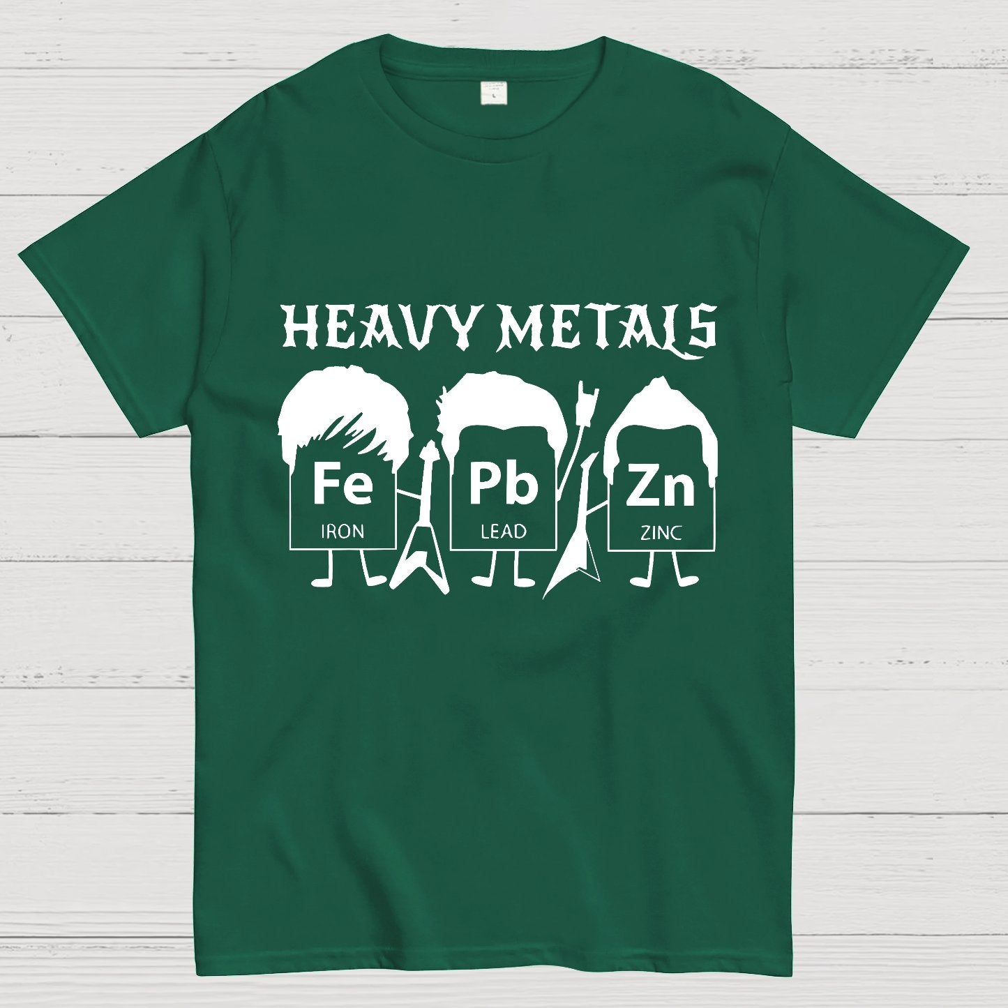 Saying Heavy Metals Rocks Chemistry Gift, Science Teacher Geek T-Shirt