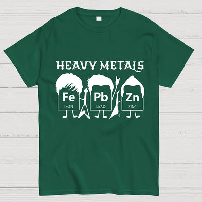 Saying Heavy Metals Rocks Chemistry Gift, Science Teacher Geek T-Shirt