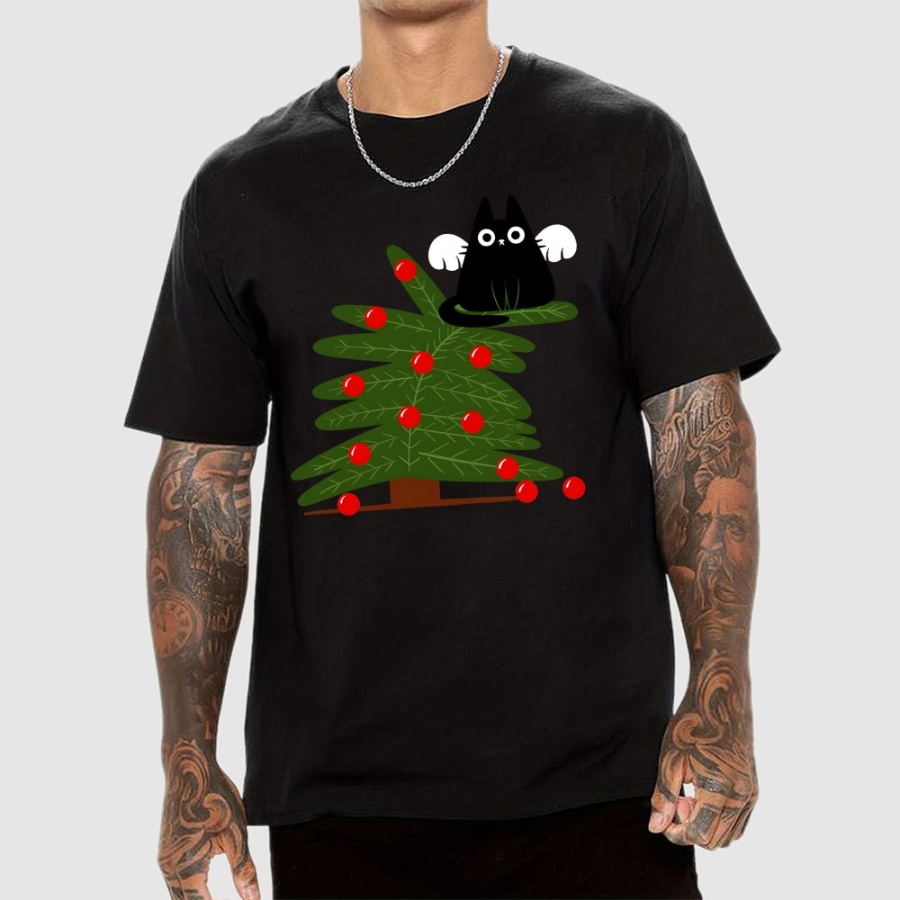 Angel Kitty Geek T-Shirt