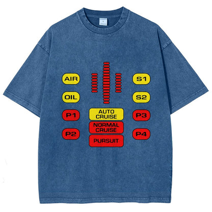 Kit Dashboard Supercar Vintage Distressed T-shirt