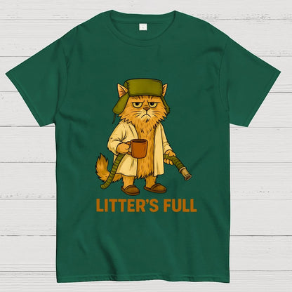 Litter’s Full Cat Geek T-Shirt