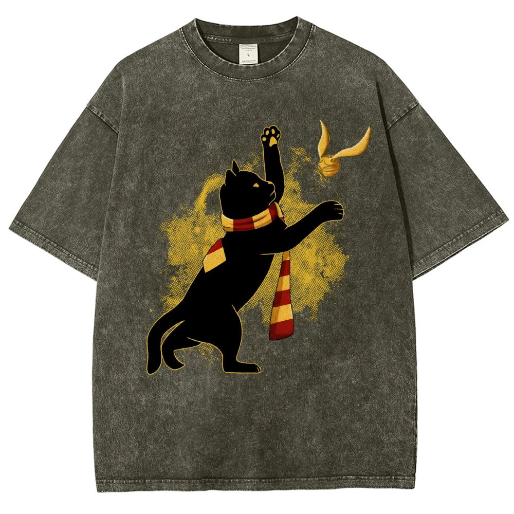 Harry Cat Vintage Distressed T-shirt