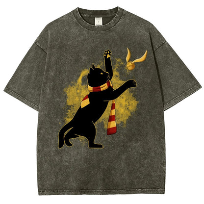 Harry Cat Vintage Distressed T-shirt