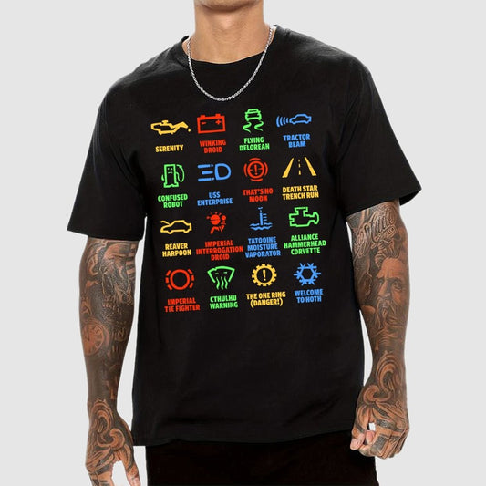 Nerdy Symbols Geek T-Shirt