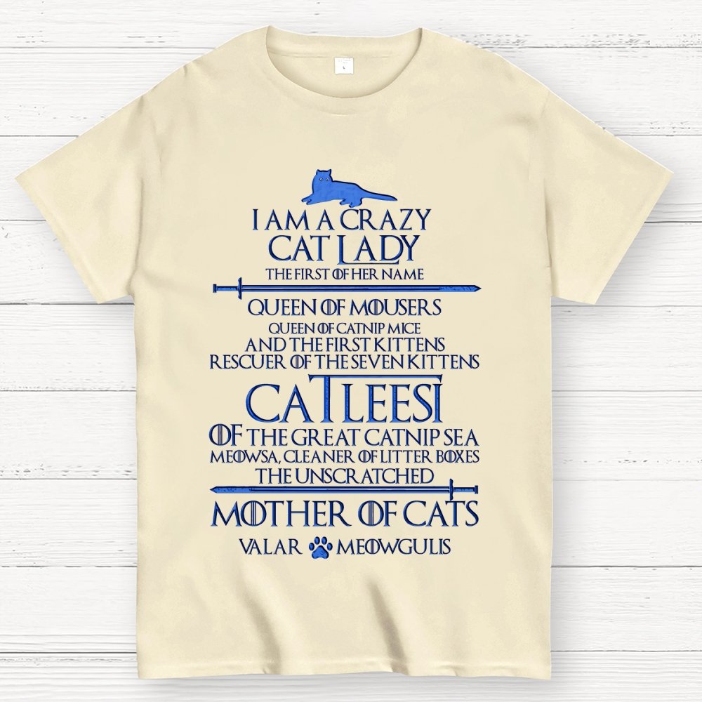 I Am A Crazy Cat Lady Unisex Geek T-Shirt