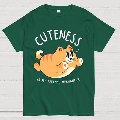 Cuteness is My Defense Mechanism Geek T-Shirt