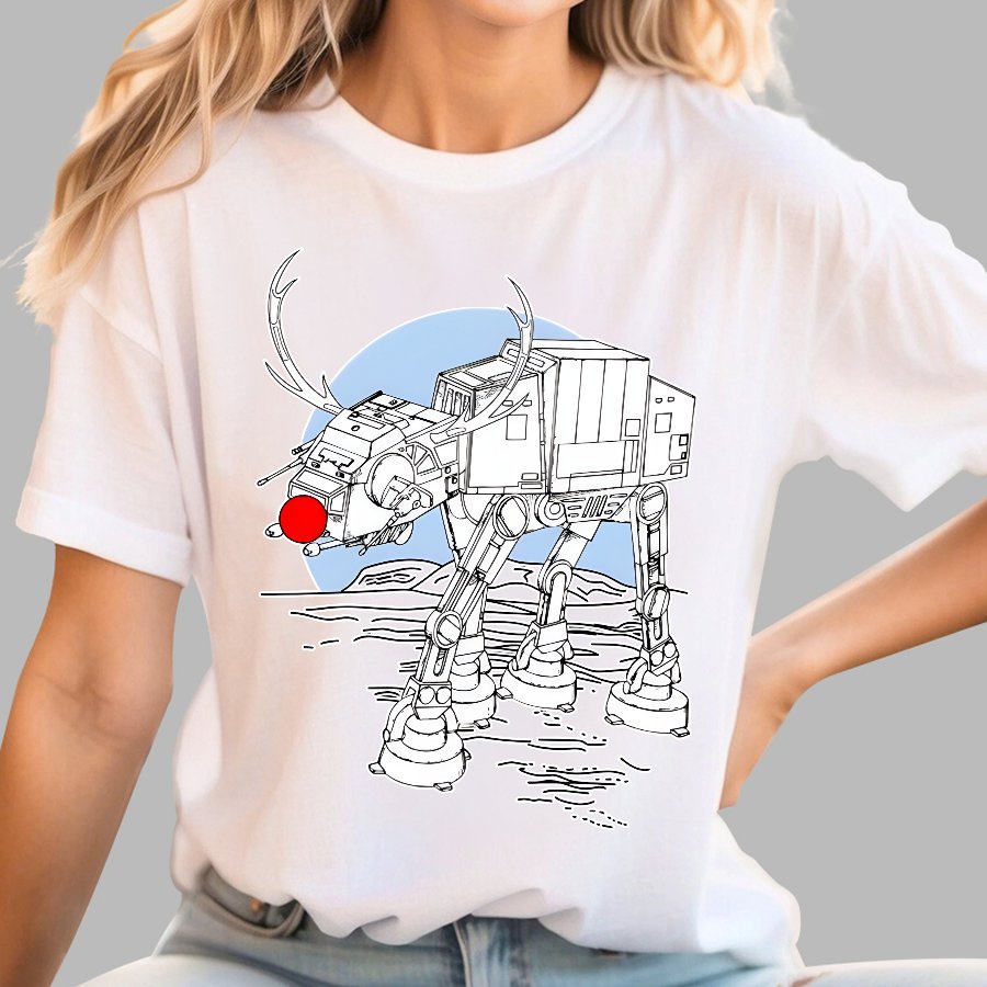 Christmas Robot Geek T-Shirt