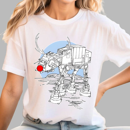 Christmas Robot Geek T-Shirt