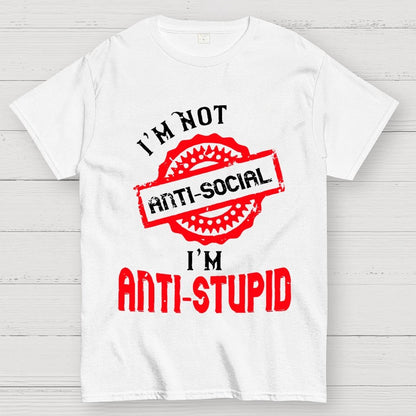 Anti-Stupid Geek T-Shirt