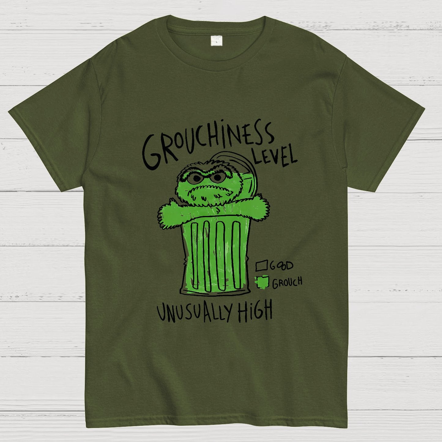 Grouchiness Level Geek T-Shirt