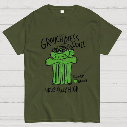 Grouchiness Level Geek T-Shirt