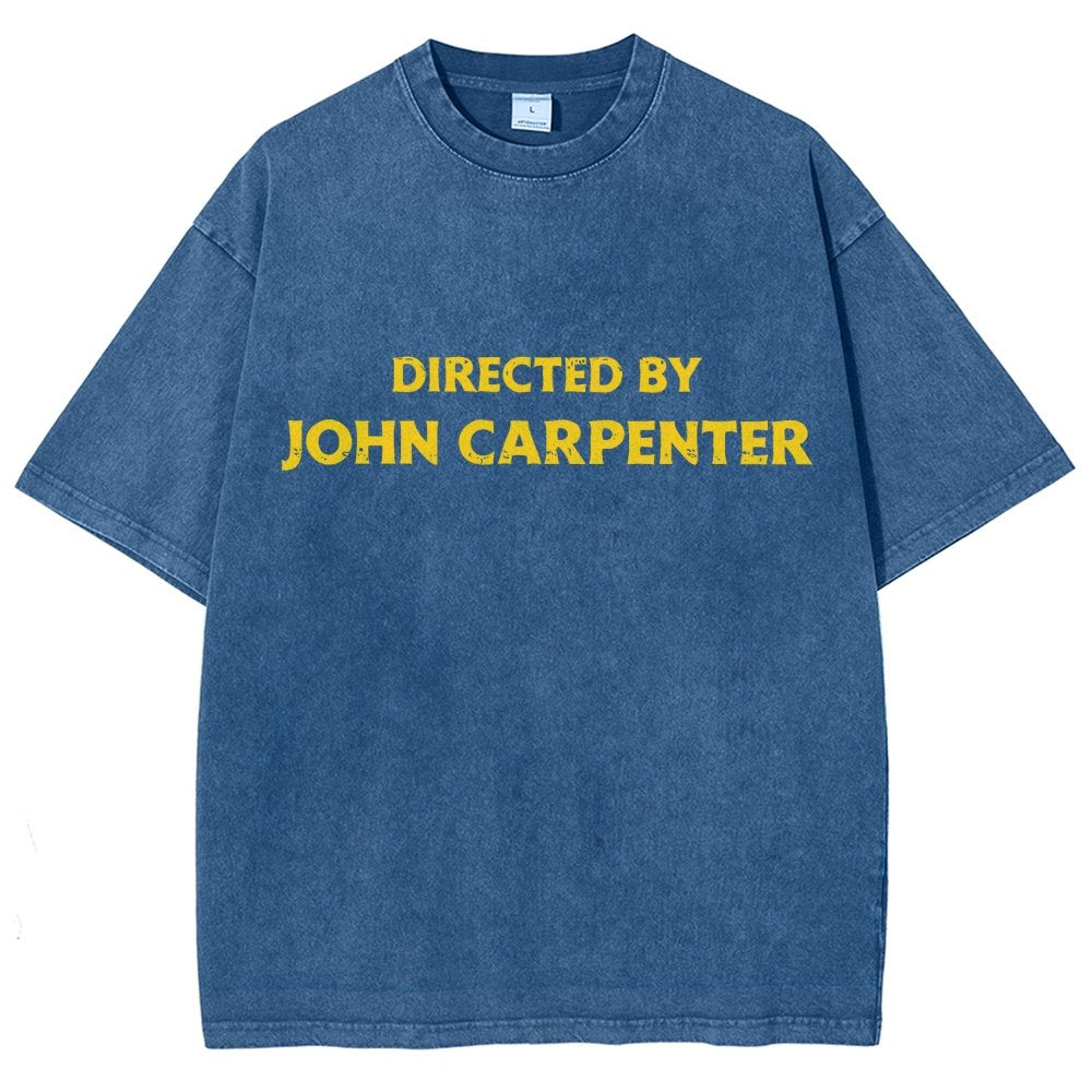 Directed by John Carpenter Vintage Distressed T-shirt