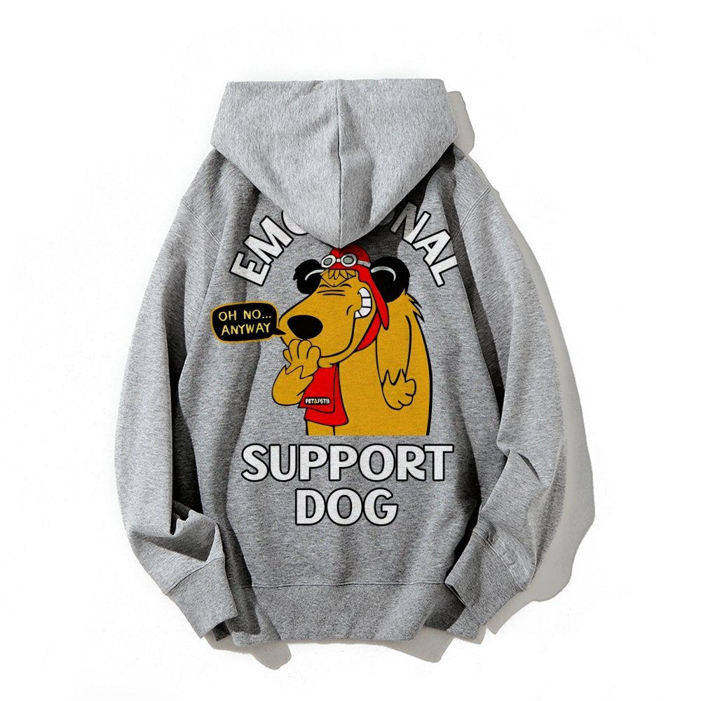 Support Or Not? Printed Back Unisex Cotton Hoodie