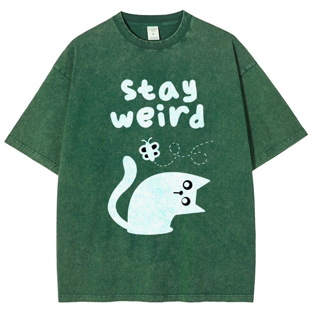 Weird Forever Vintage Distressed T-shirt