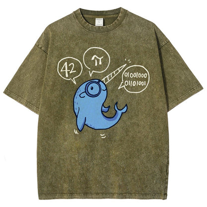 42-π Vintage Distressed T-shirt