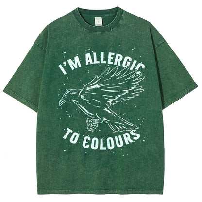 Im Allergic To Colours Vintage Distressed T-shirt
