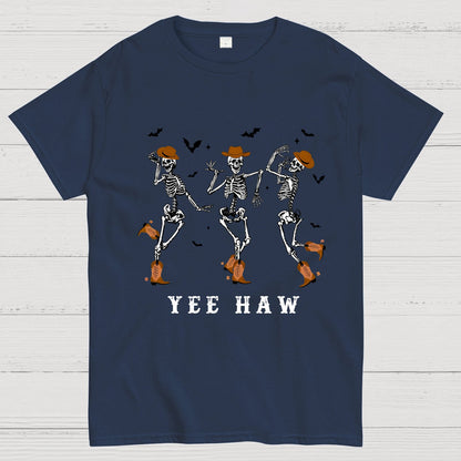 Dancing Skeleton Halloween Geeky T-Shirt