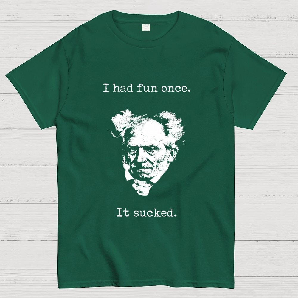 I Had Fun Once - It Sucked Geek T-Shirt