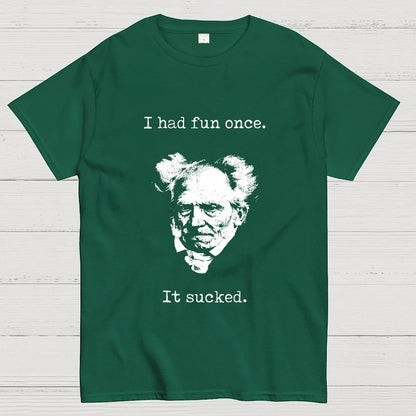 I Had Fun Once - It Sucked Geek T-Shirt
