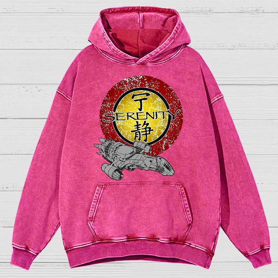 Firefly Starship Vintage Distressed Hoodie